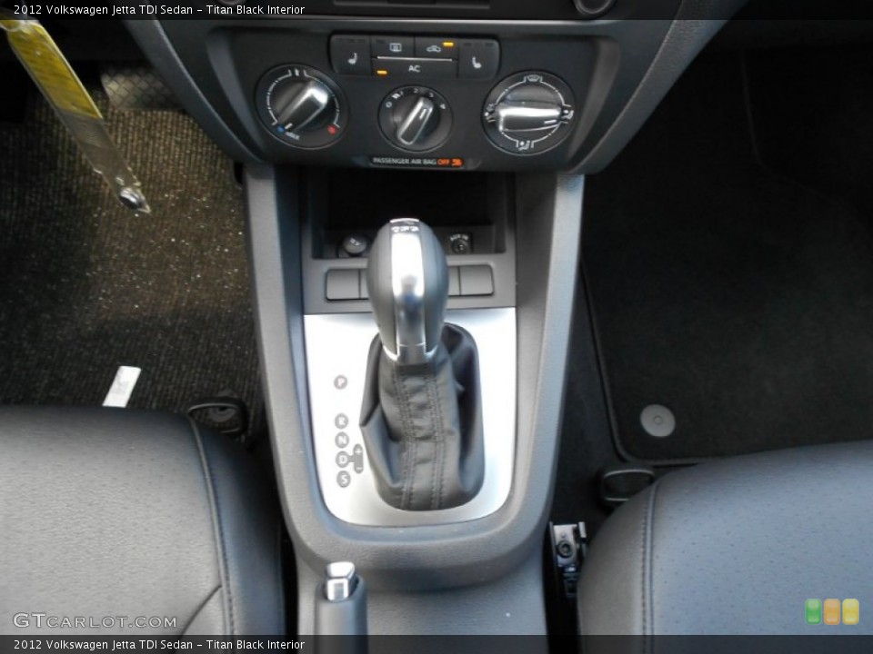 Titan Black Interior Transmission for the 2012 Volkswagen Jetta TDI Sedan #53262724