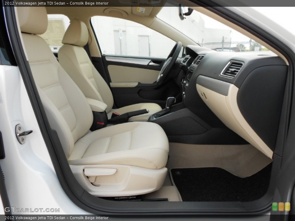 Cornsilk Beige Interior Photo for the 2012 Volkswagen Jetta TDI Sedan #53262991