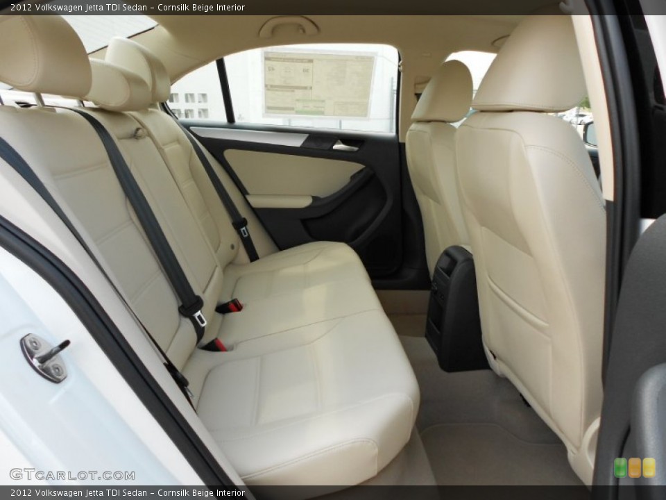 Cornsilk Beige Interior Photo for the 2012 Volkswagen Jetta TDI Sedan #53263000