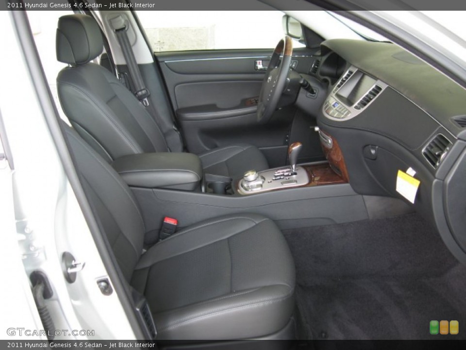 Jet Black Interior Photo for the 2011 Hyundai Genesis 4.6 Sedan #53264530