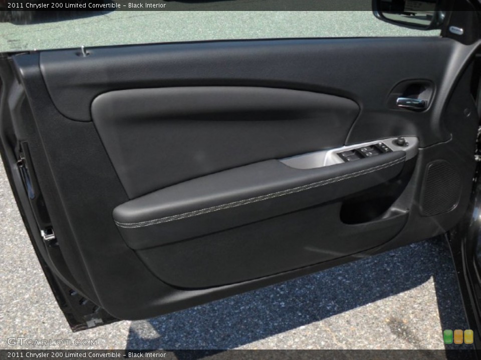 Black Interior Door Panel for the 2011 Chrysler 200 Limited Convertible #53265478