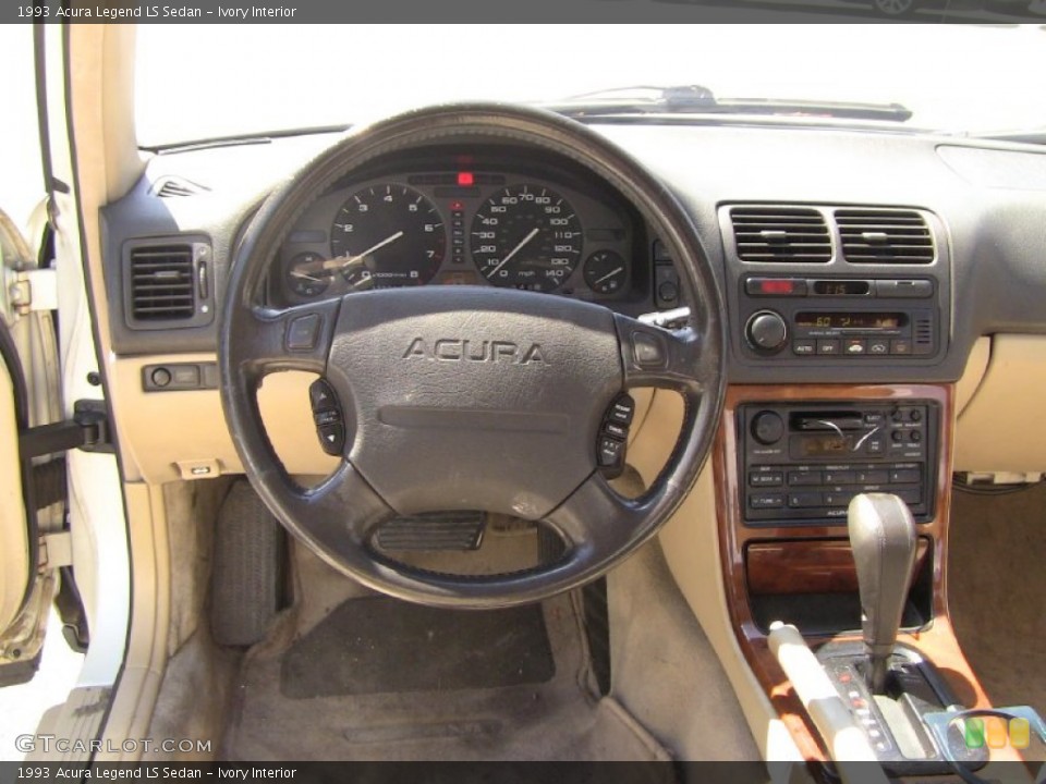 Ivory Interior Dashboard for the 1993 Acura Legend LS Sedan #53265904