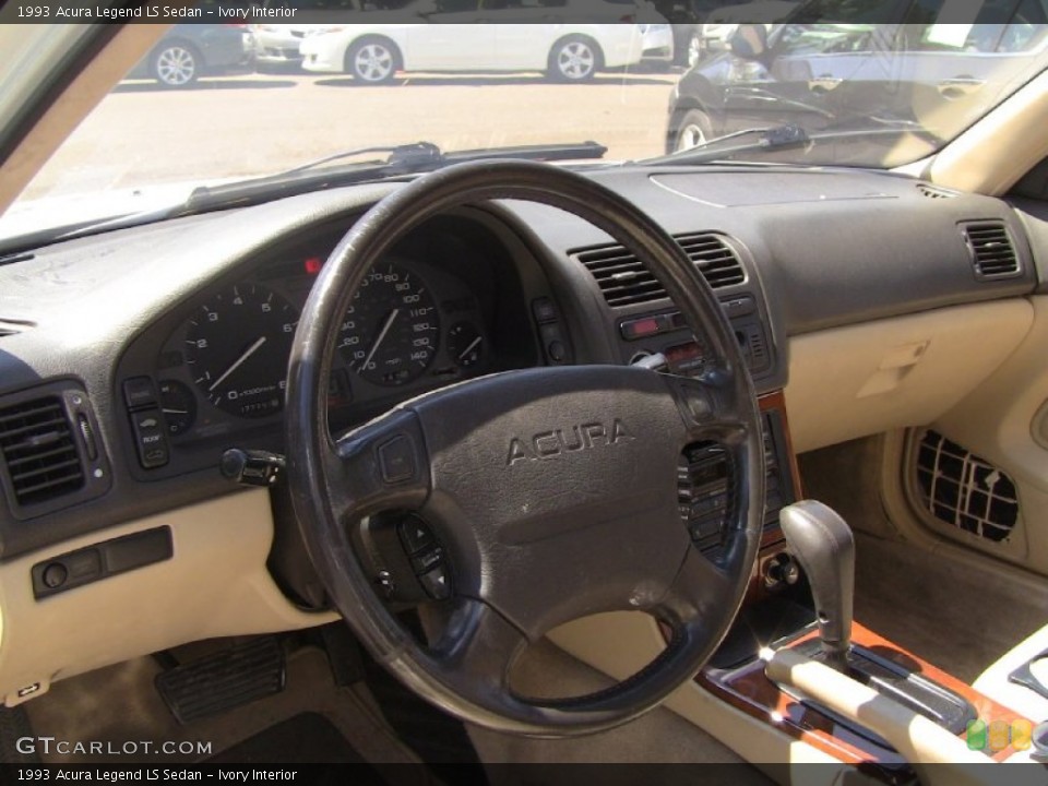 Ivory Interior Steering Wheel for the 1993 Acura Legend LS Sedan #53265922