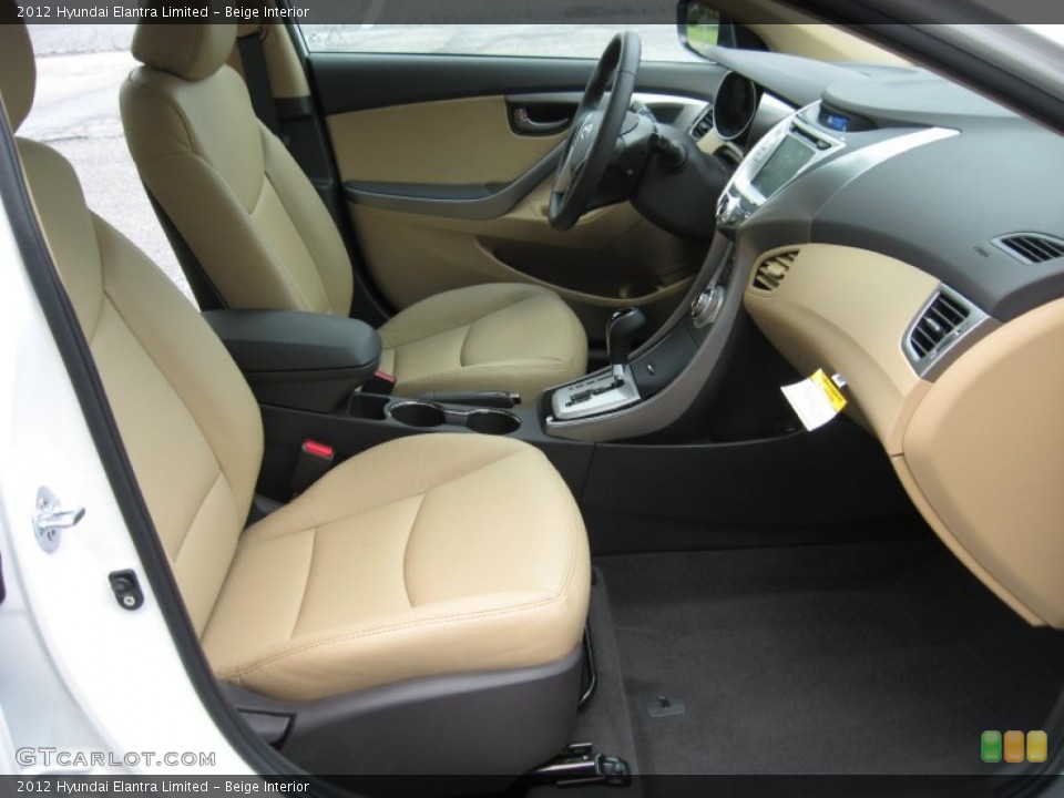 Beige Interior Photo for the 2012 Hyundai Elantra Limited #53266123