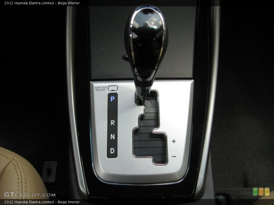Beige Interior Transmission for the 2012 Hyundai Elantra Limited #53266216