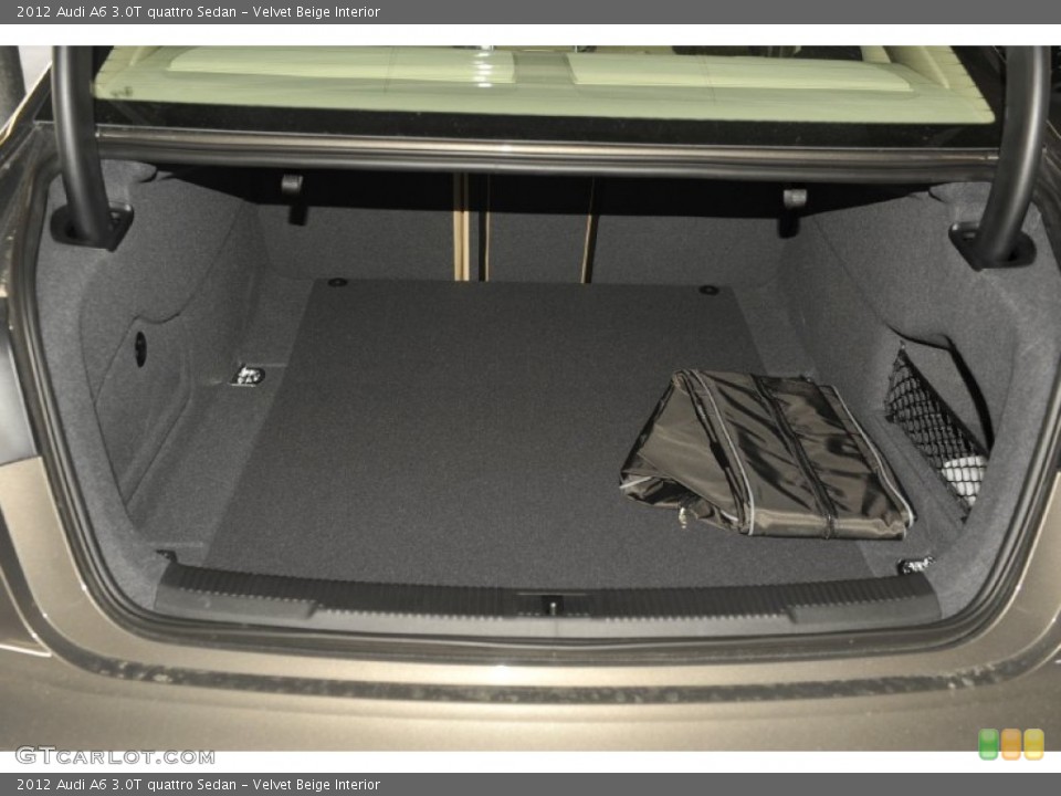 Velvet Beige Interior Trunk for the 2012 Audi A6 3.0T quattro Sedan #53269045