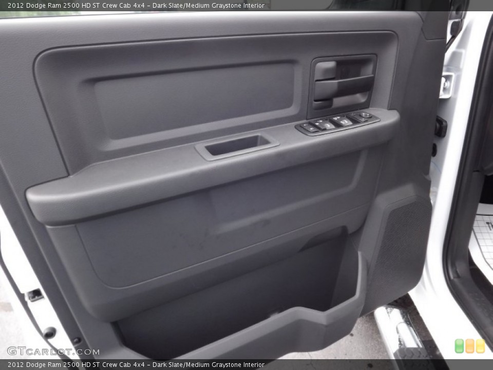 Dark Slate/Medium Graystone Interior Door Panel for the 2012 Dodge Ram 2500 HD ST Crew Cab 4x4 #53271028