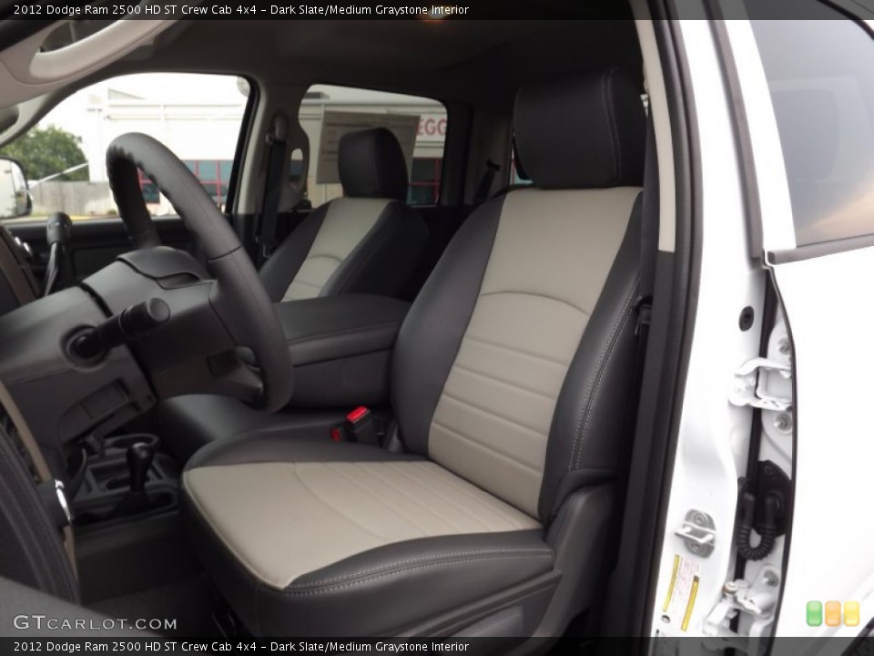 Dark Slate/Medium Graystone Interior Photo for the 2012 Dodge Ram 2500 HD ST Crew Cab 4x4 #53271040