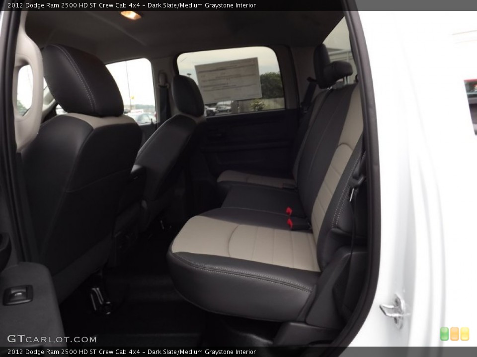 Dark Slate/Medium Graystone Interior Photo for the 2012 Dodge Ram 2500 HD ST Crew Cab 4x4 #53271067