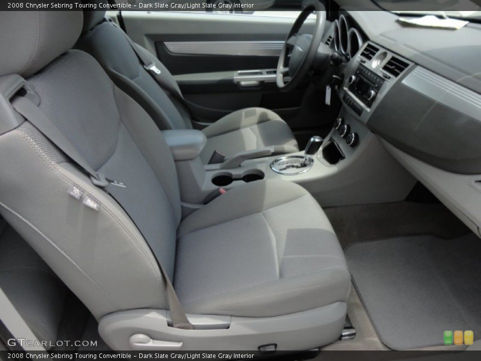 Dark Slate Gray/Light Slate Gray Interior Photo for the 2008 Chrysler Sebring Touring Convertible #53273899