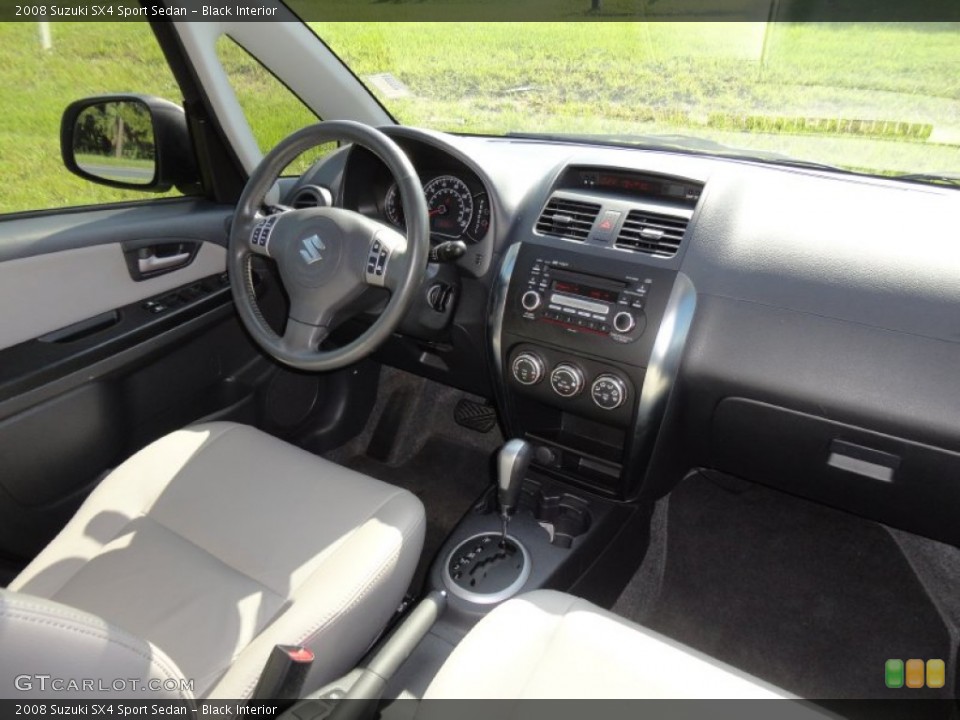 Black Interior Photo for the 2008 Suzuki SX4 Sport Sedan #53275021