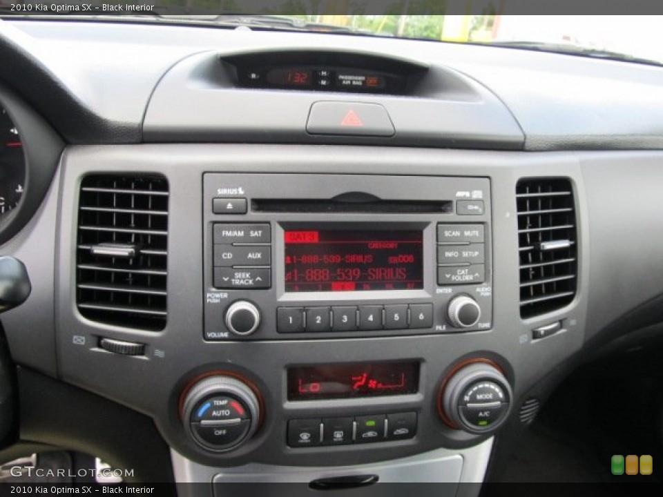 Black Interior Controls for the 2010 Kia Optima SX #53275210