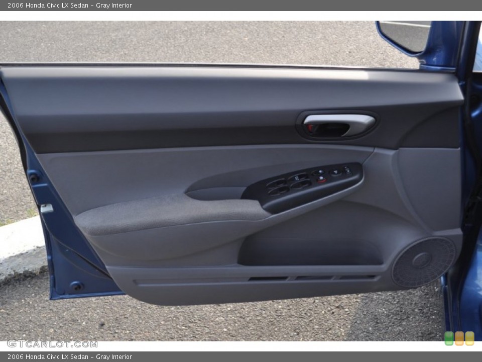 Gray Interior Door Panel for the 2006 Honda Civic LX Sedan #53277331