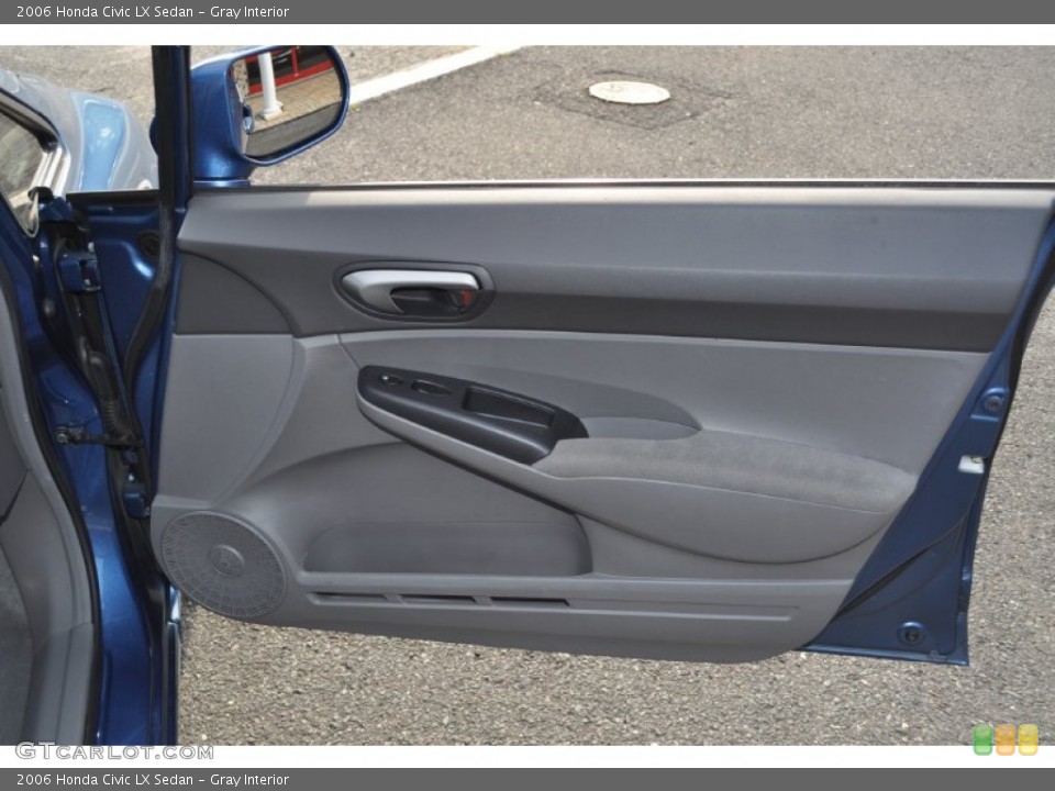 Gray Interior Door Panel for the 2006 Honda Civic LX Sedan #53277337