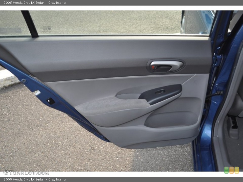 Gray Interior Door Panel for the 2006 Honda Civic LX Sedan #53277349