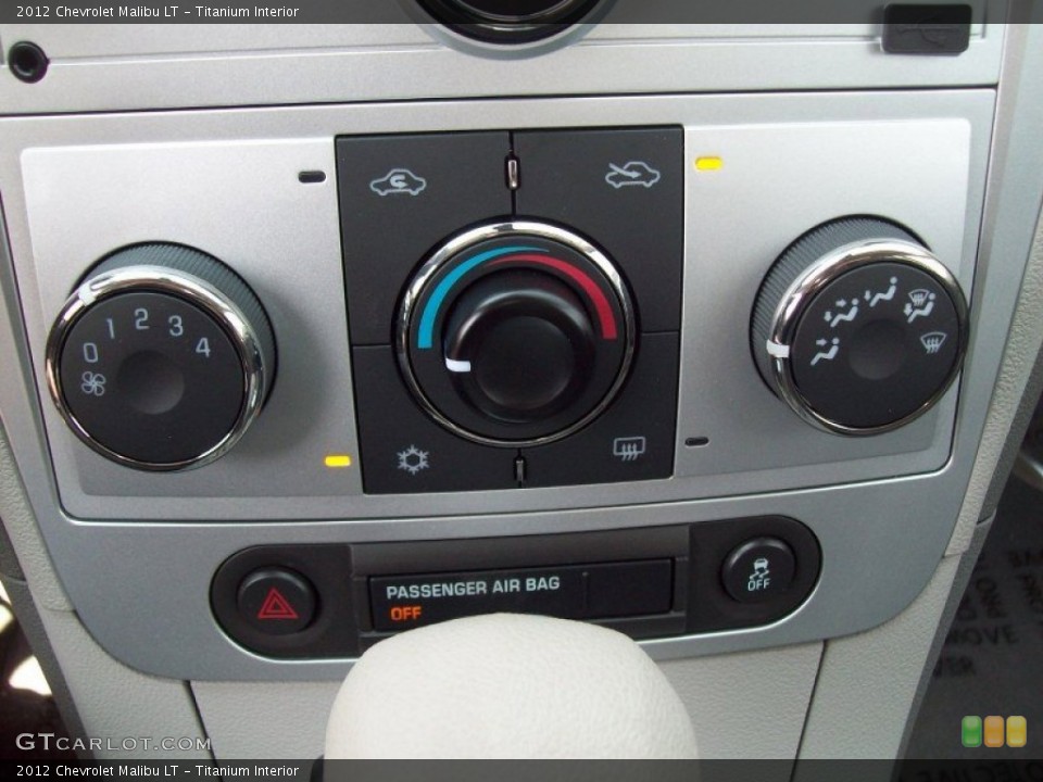 Titanium Interior Controls for the 2012 Chevrolet Malibu LT #53280483