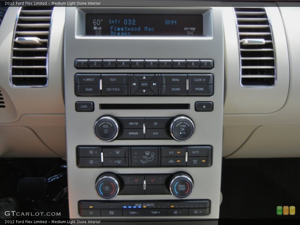 Medium Light Stone Interior Controls for the 2012 Ford Flex Limited #53280504