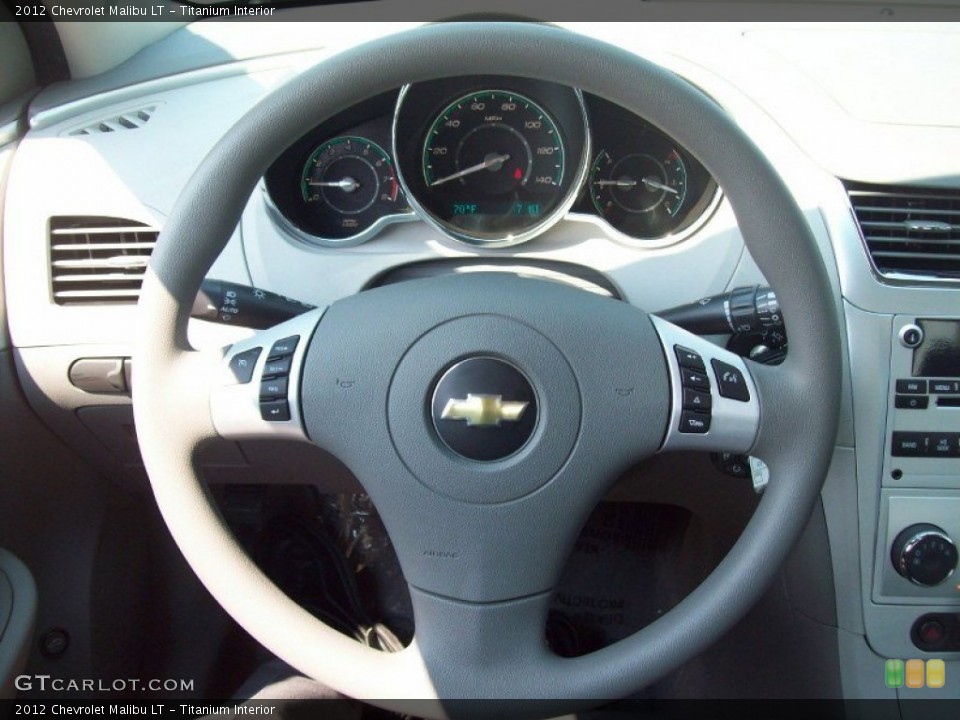 Titanium Interior Steering Wheel for the 2012 Chevrolet Malibu LT #53280675