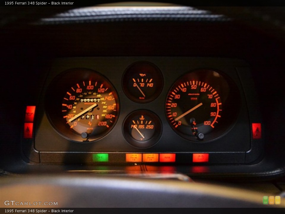 Black Interior Gauges for the 1995 Ferrari 348 Spider #53280837