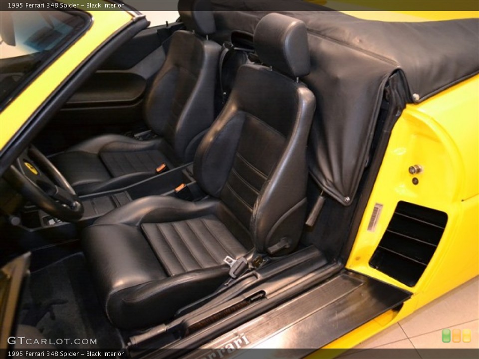 Black Interior Photo for the 1995 Ferrari 348 Spider #53280855