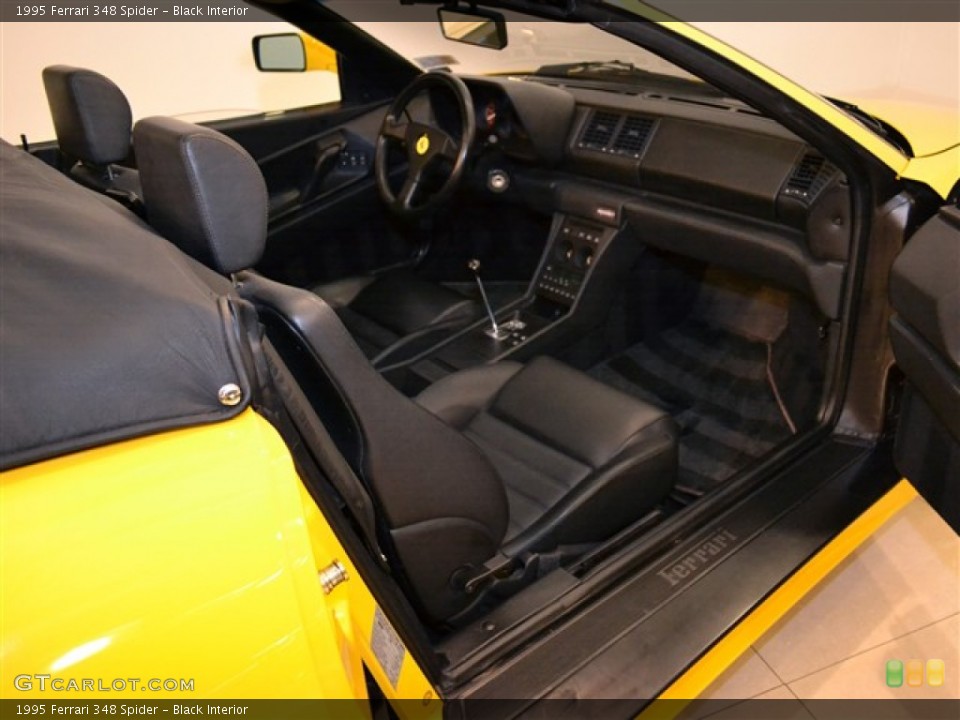 Black Interior Photo for the 1995 Ferrari 348 Spider #53280870