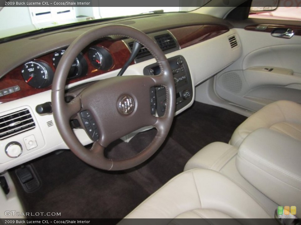Cocoa/Shale 2009 Buick Lucerne Interiors