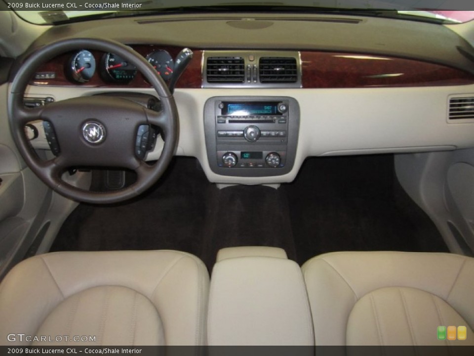 Cocoa/Shale Interior Dashboard for the 2009 Buick Lucerne CXL #53282112