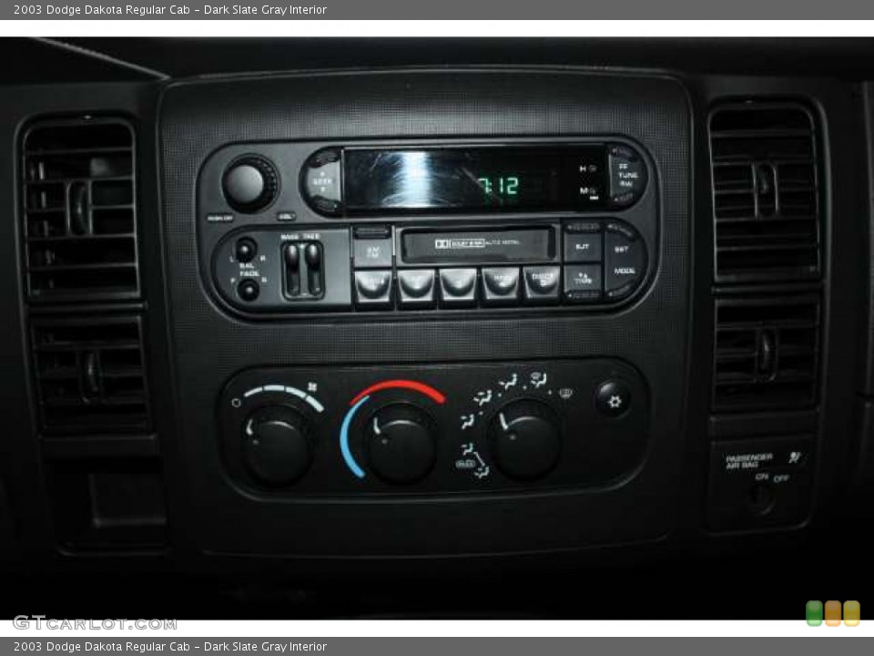 Dark Slate Gray Interior Audio System for the 2003 Dodge Dakota Regular Cab #53282169