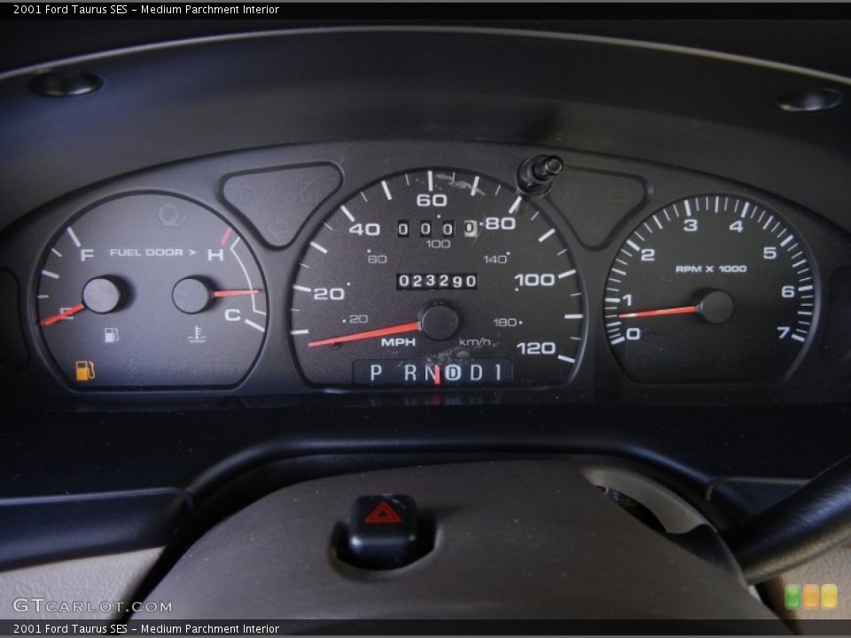 Medium Parchment Interior Gauges for the 2001 Ford Taurus SES #53283675