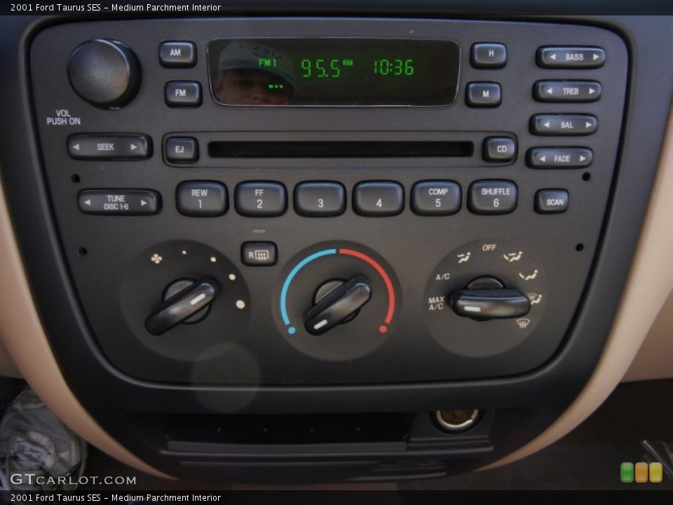 Medium Parchment Interior Controls for the 2001 Ford Taurus SES #53283705