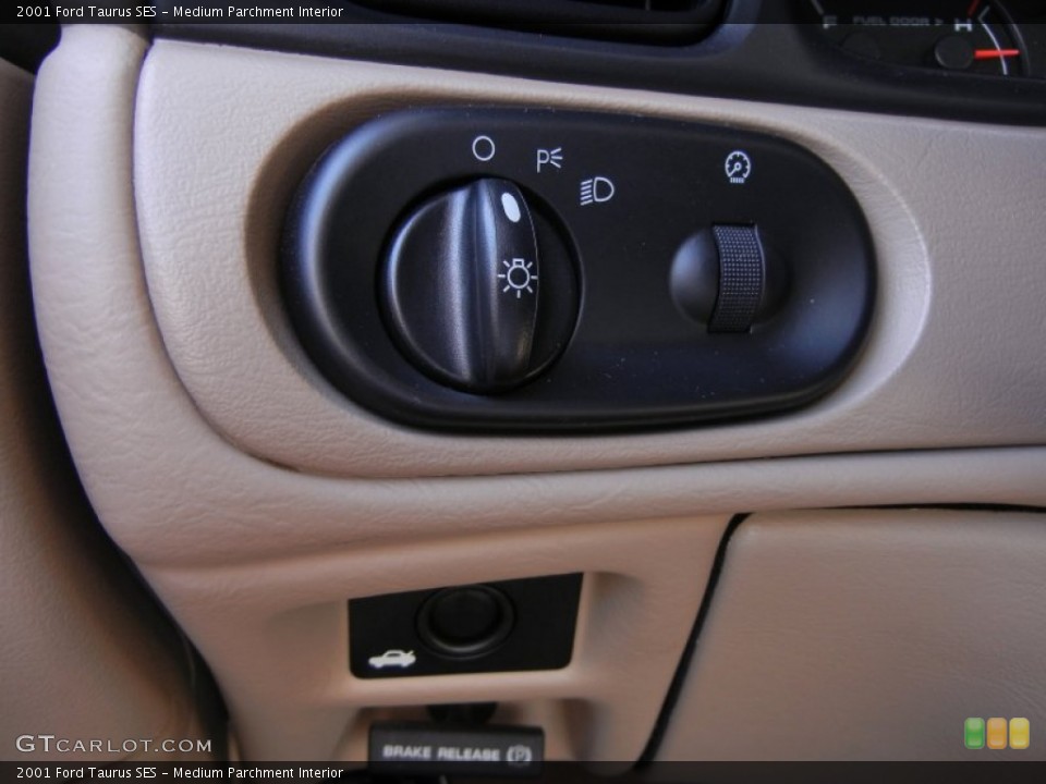 Medium Parchment Interior Controls for the 2001 Ford Taurus SES #53283720