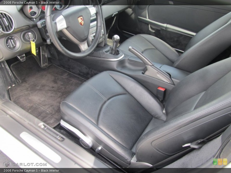 Black Interior Photo for the 2008 Porsche Cayman S #53283989
