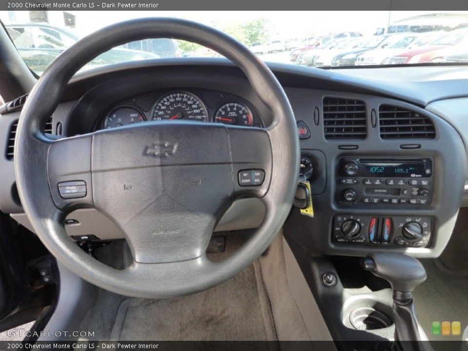 Dark Pewter Interior Steering Wheel for the 2000 Chevrolet Monte Carlo LS #53284251