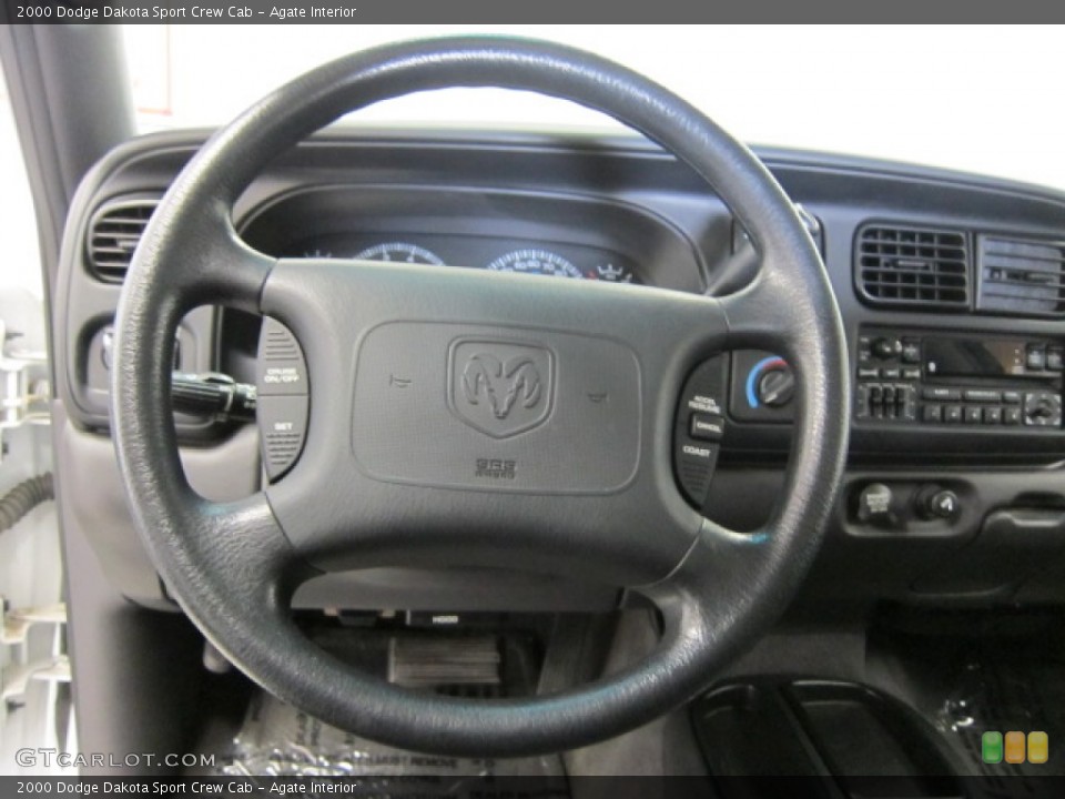 Agate Interior Steering Wheel for the 2000 Dodge Dakota Sport Crew Cab #53284677