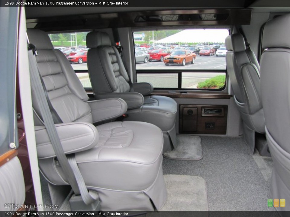 Mist Gray Interior Photo for the 1999 Dodge Ram Van 1500 Passenger Conversion #53290116