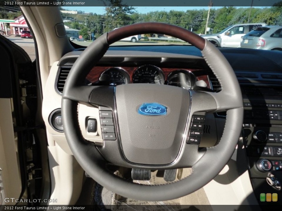 Light Stone Interior Steering Wheel for the 2012 Ford Taurus Limited #53291895