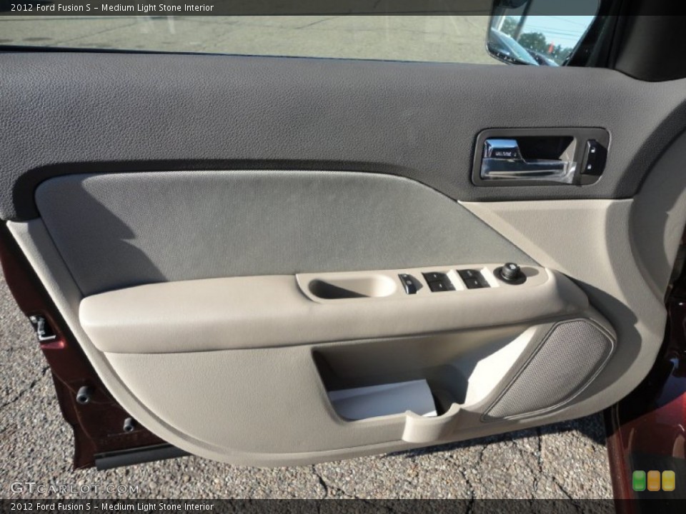 Medium Light Stone Interior Door Panel for the 2012 Ford Fusion S #53292558