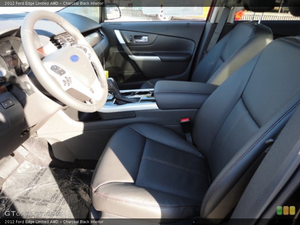 Charcoal Black Interior Photo for the 2012 Ford Edge Limited AWD #53294187