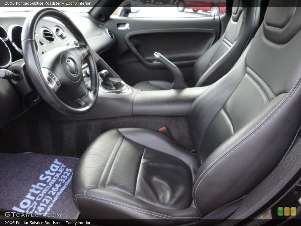Ebony Interior Photo for the 2006 Pontiac Solstice Roadster #53294268