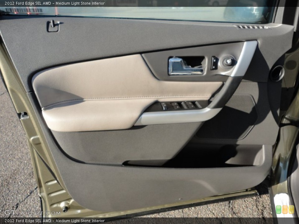 Medium Light Stone Interior Door Panel for the 2012 Ford Edge SEL AWD #53294547