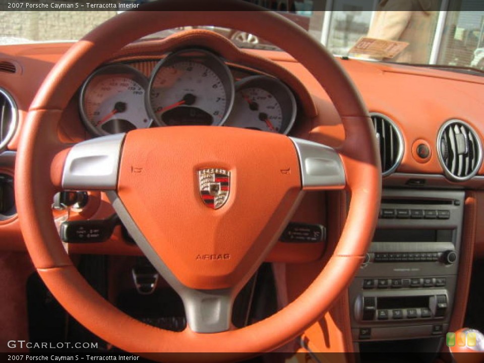 Terracotta Interior Steering Wheel for the 2007 Porsche Cayman S #5329585