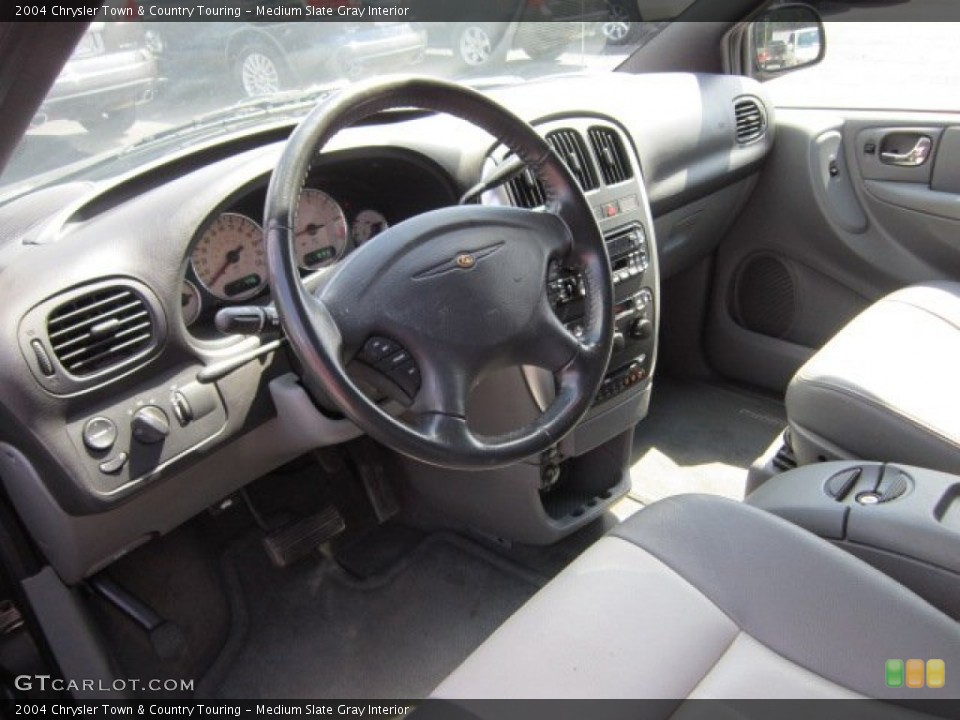 Medium Slate Gray Interior Prime Interior for the 2004 Chrysler Town & Country Touring #53296242