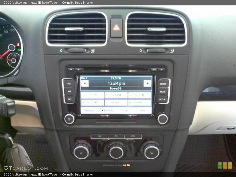 Cornsilk Beige Interior Controls for the 2010 Volkswagen Jetta SE SportWagen #53298249