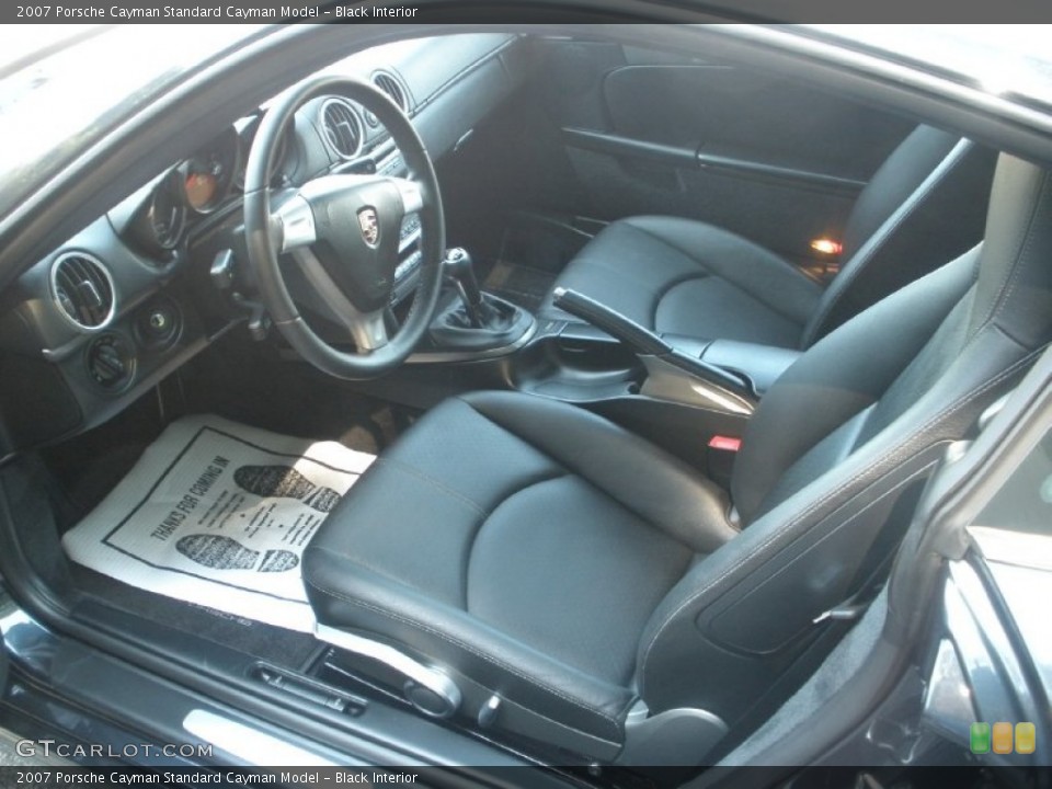 Black Interior Photo for the 2007 Porsche Cayman  #53300199