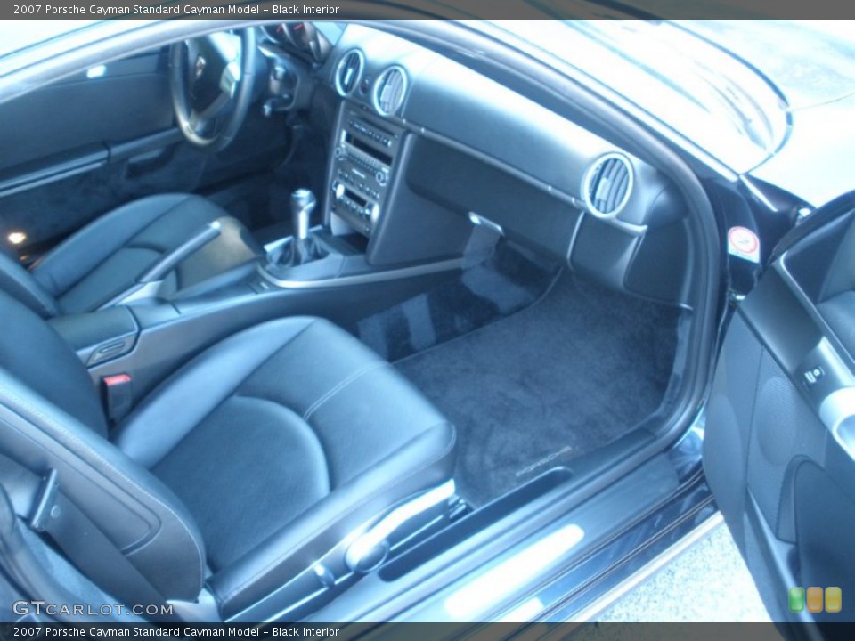 Black Interior Photo for the 2007 Porsche Cayman  #53300232