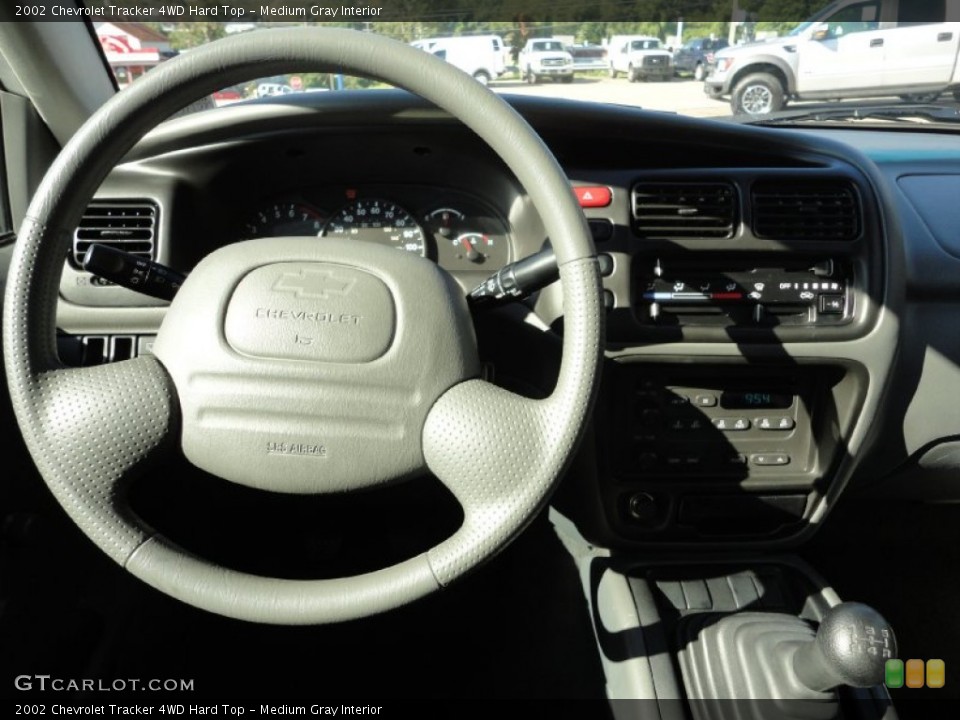 Medium Gray Interior Steering Wheel for the 2002 Chevrolet Tracker 4WD Hard Top #53300352