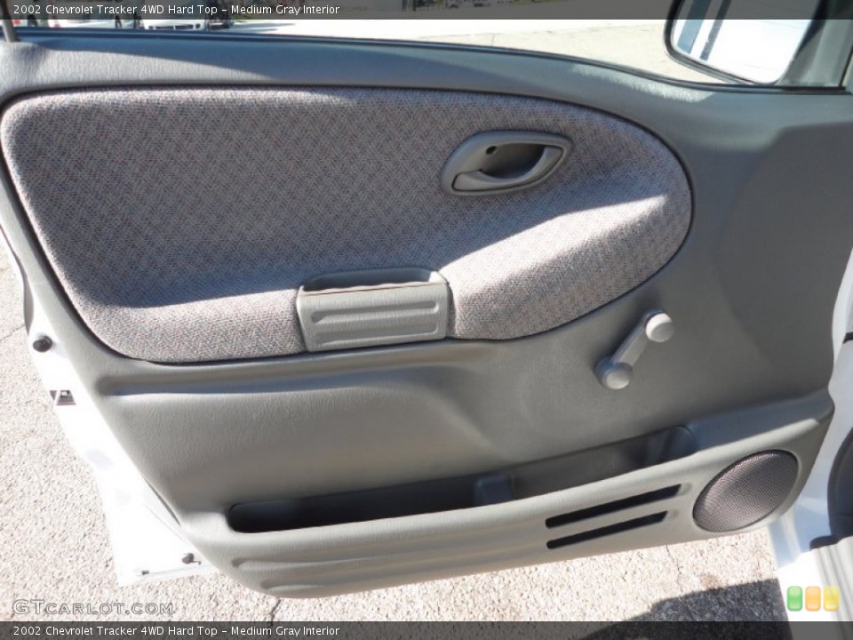 Medium Gray Interior Door Panel for the 2002 Chevrolet Tracker 4WD Hard Top #53300379