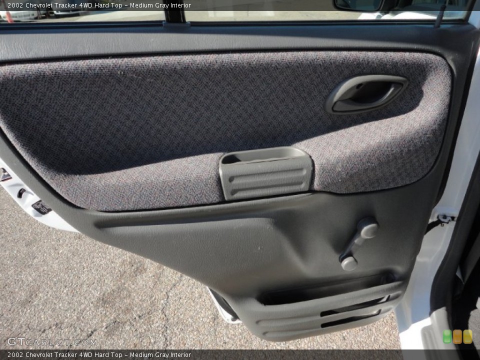 Medium Gray Interior Door Panel for the 2002 Chevrolet Tracker 4WD Hard Top #53300397