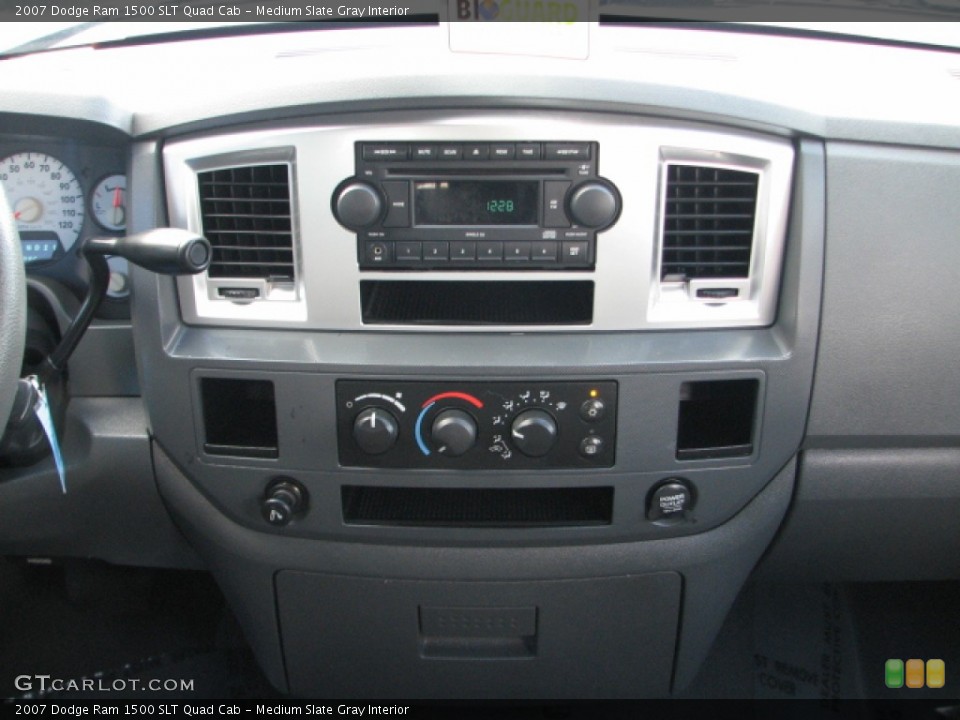 Medium Slate Gray Interior Controls for the 2007 Dodge Ram 1500 SLT Quad Cab #53300982