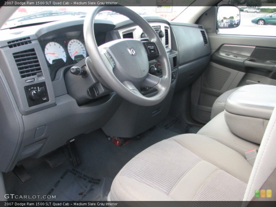 Medium Slate Gray Interior Prime Interior for the 2007 Dodge Ram 1500 SLT Quad Cab #53300997
